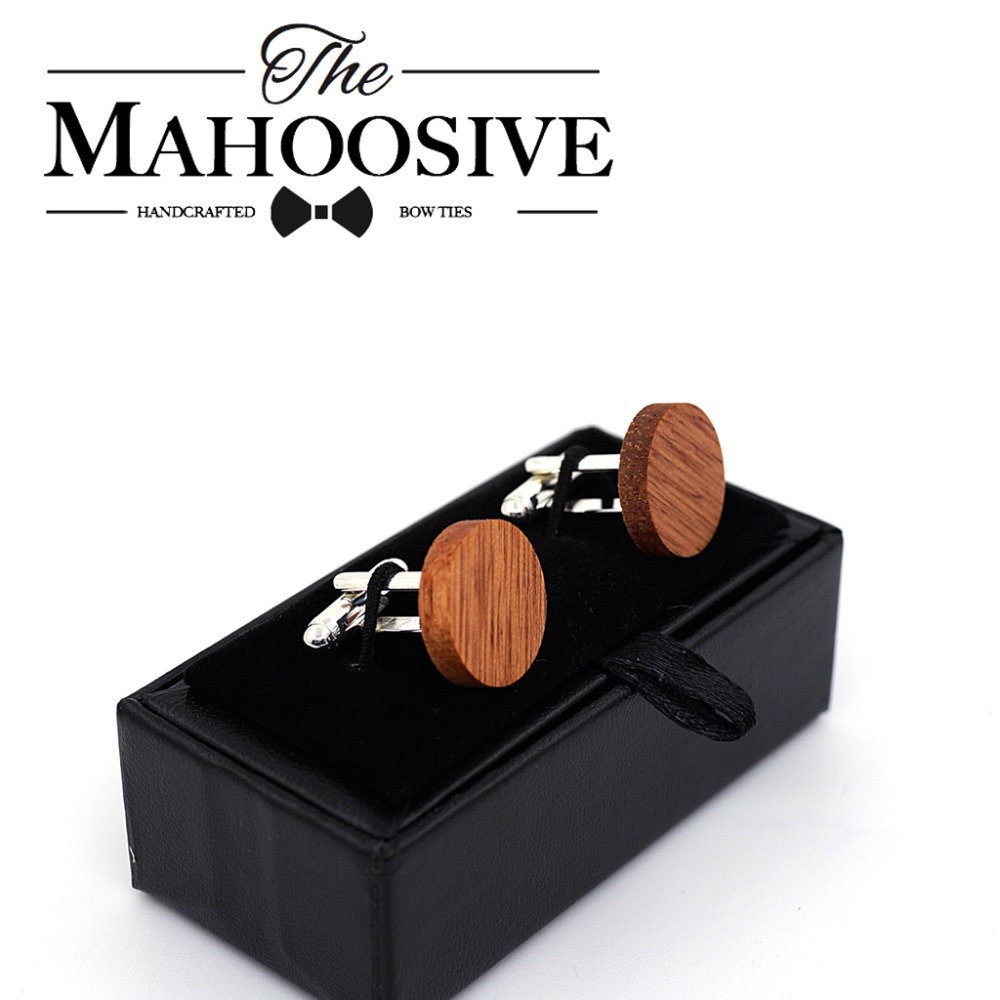 MAHOOSIVE Wooden Cufflinks Wed - огляд і ціна Men'S Grooming Boxes