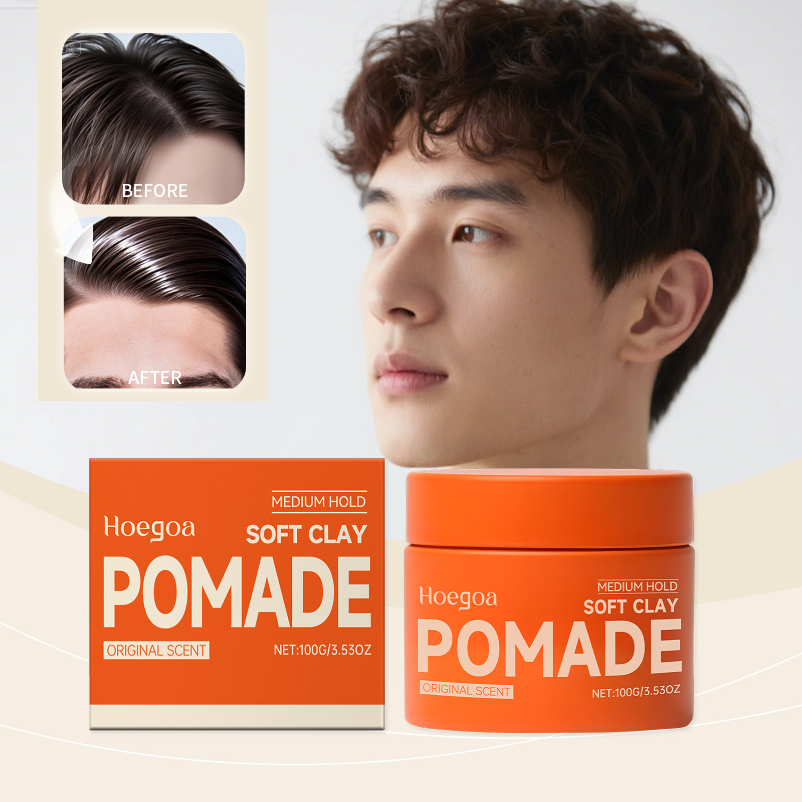 Original Hair Wax Long-Lasting - огляд і ціна Pomade Hair Clay