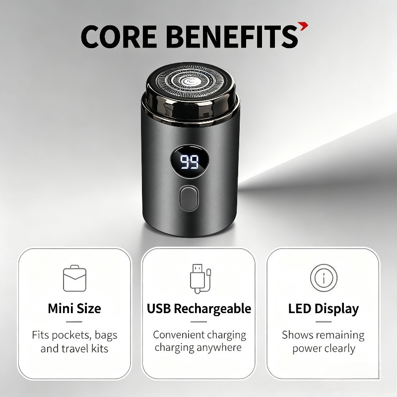 USB Rechargeable Waterproof El - огляд і ціна Men'S Grooming Boxes