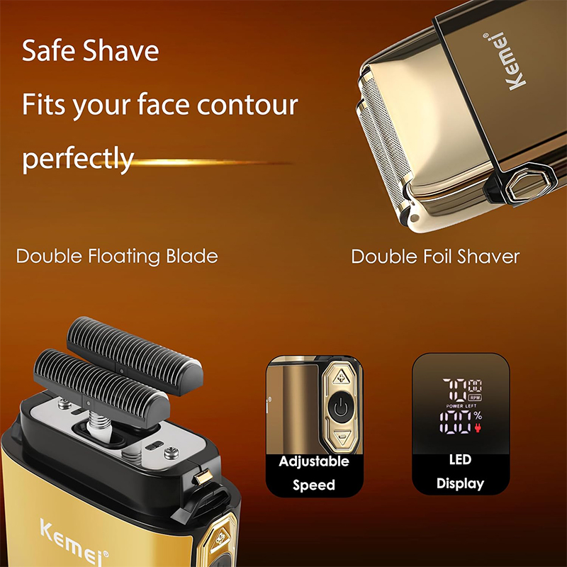 Kemei KM-TX10 T9 Hair Trimmer  - огляд і ціна Men'S Grooming Boxes