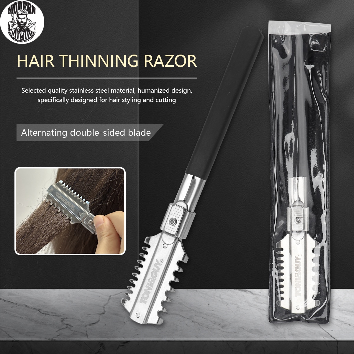Salon Double-Edge Shaving Hair - огляд і ціна Men'S Grooming Razor