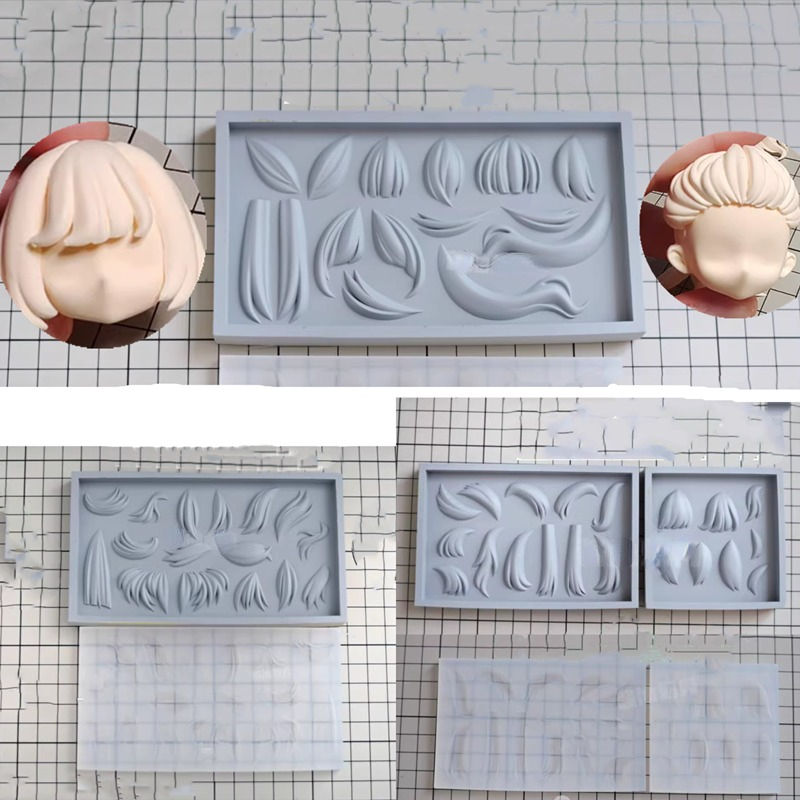 Hair Silicone Mold 3.5cm Face  - огляд і ціна Pomade Hair Clay